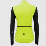 Pissei Monviso women long sleeves jersey - Lime black