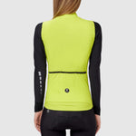 Maillot manches longues femme Pissei Monviso - Lime noir