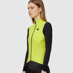 Maillot manches longues femme Pissei Monviso - Lime noir