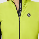 Pissei Monviso frau langarm trikot - Lime schwarz