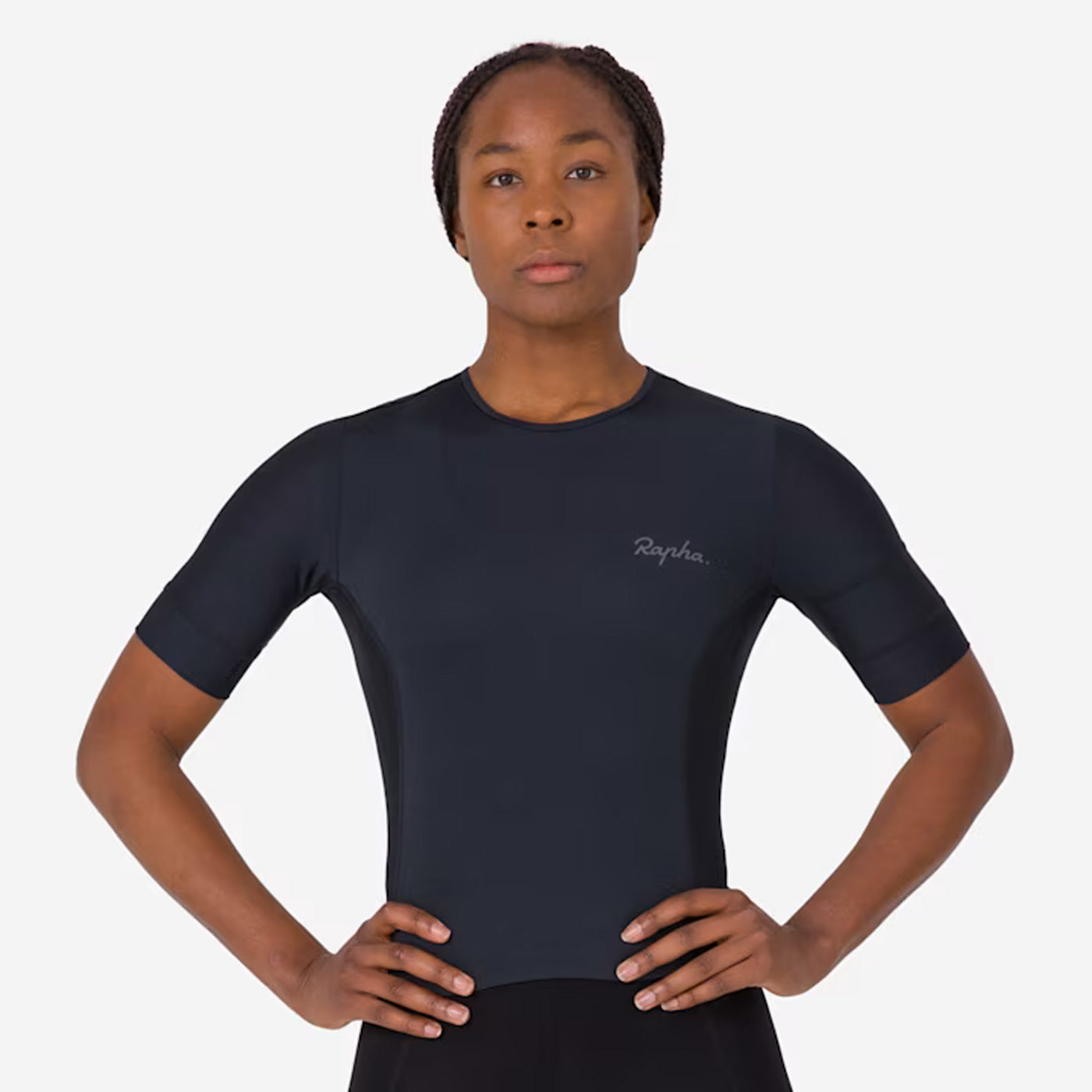 Rapha Cropped Cargo Top woman jersey - Black