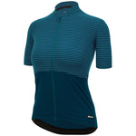 Maglia Donna Santini Color Riga - Verde