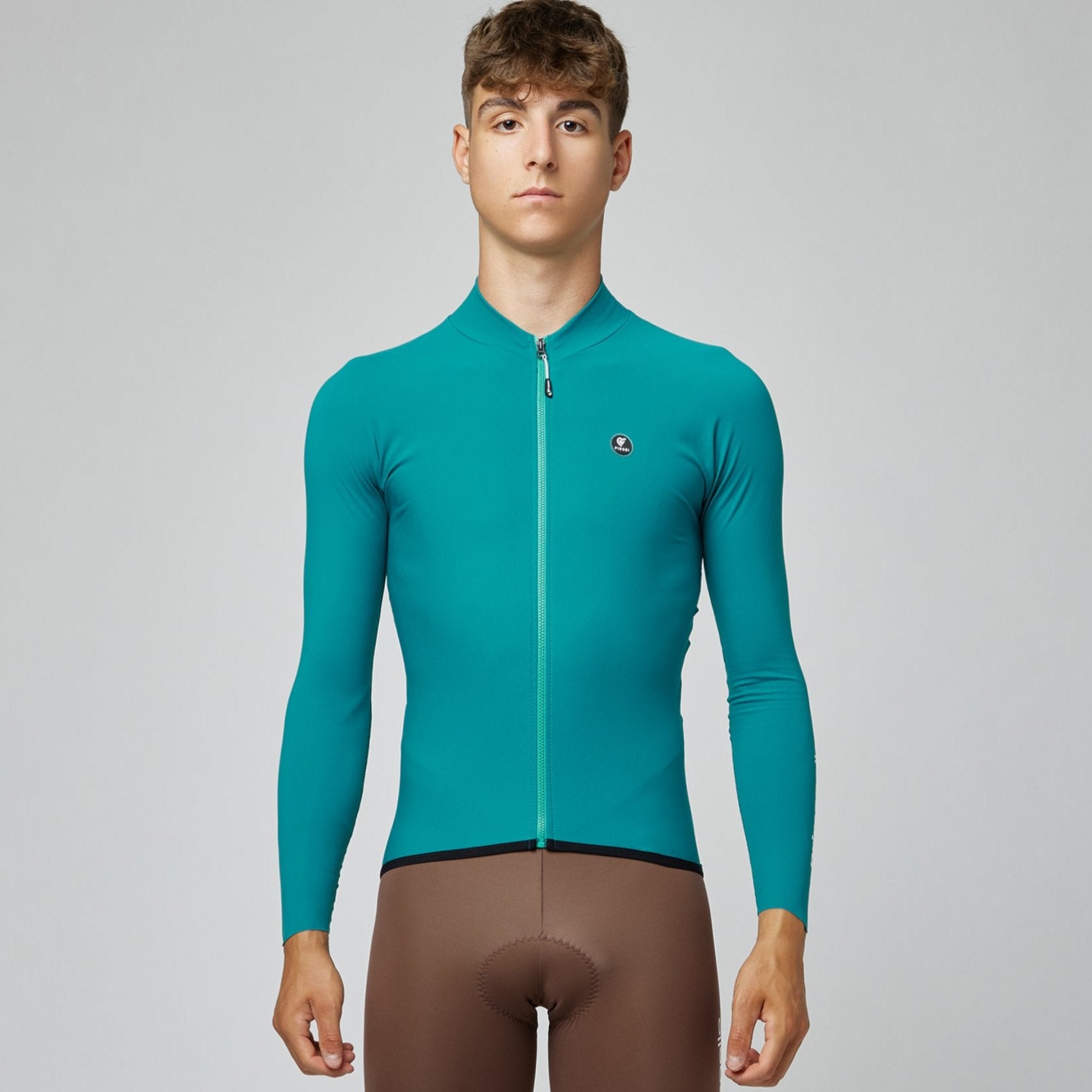 Pissei Prima Pelle long sleeve jersey - Petrol