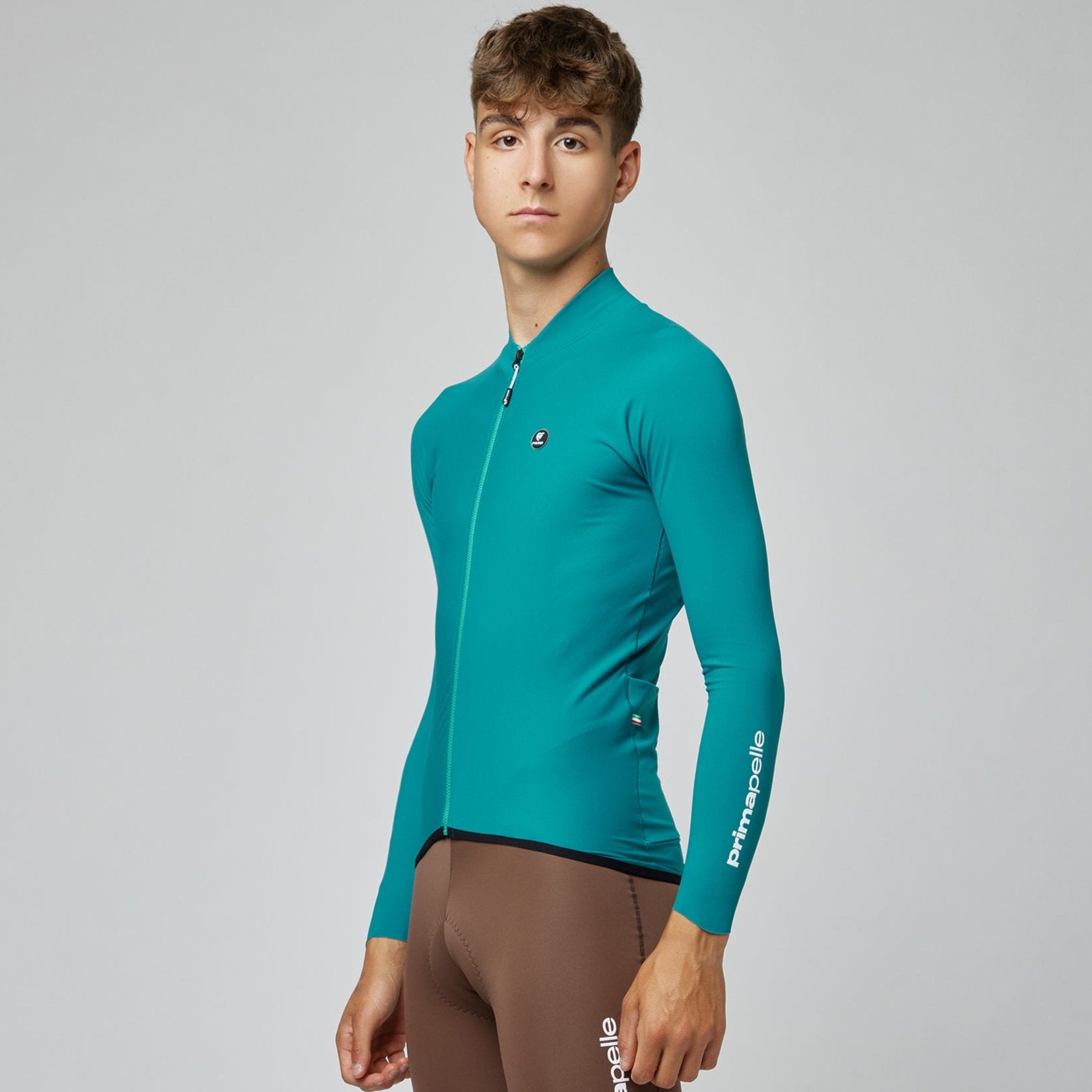 Pissei Prima Pelle long sleeve jersey - Petrol