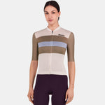 Santini Bengal Jersey - Beige Green