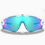 Oakley Jawbreaker Brille - Polished White Prizm Sapphire