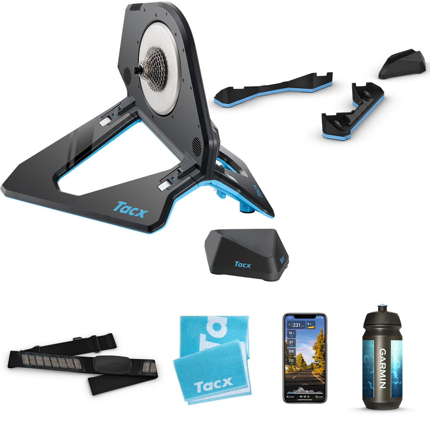 Tacx Neo 2T Smart Indoor Bike Trainer - Bundle