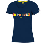 T-shirt Femme Tour de France 2024 - Bleu