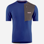Pedaled Odyssey Merino T-Shirt - Blau