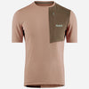 T -Shirt Pedaled Odyssey Merino - Marron