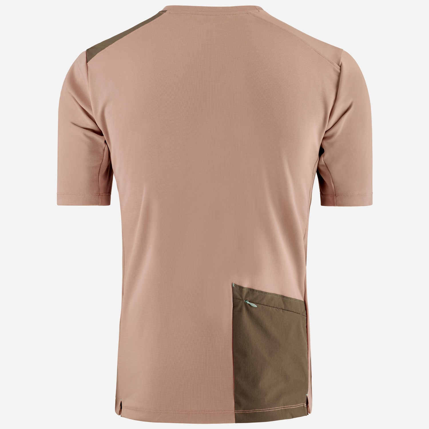 T -Shirt Pedaled Odyssey Merino - Marron