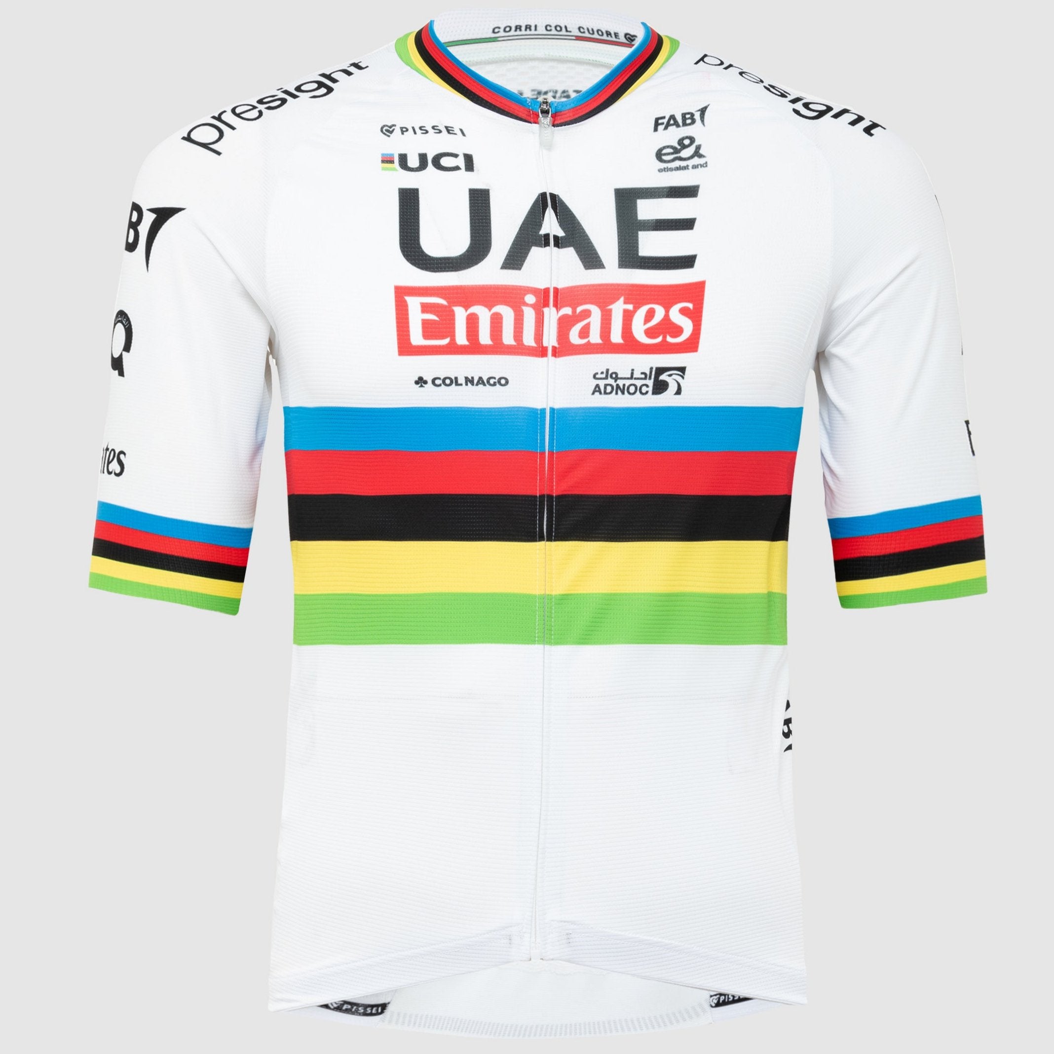 Maillot Pissei Team UAE 2024 - Campeon del mundo