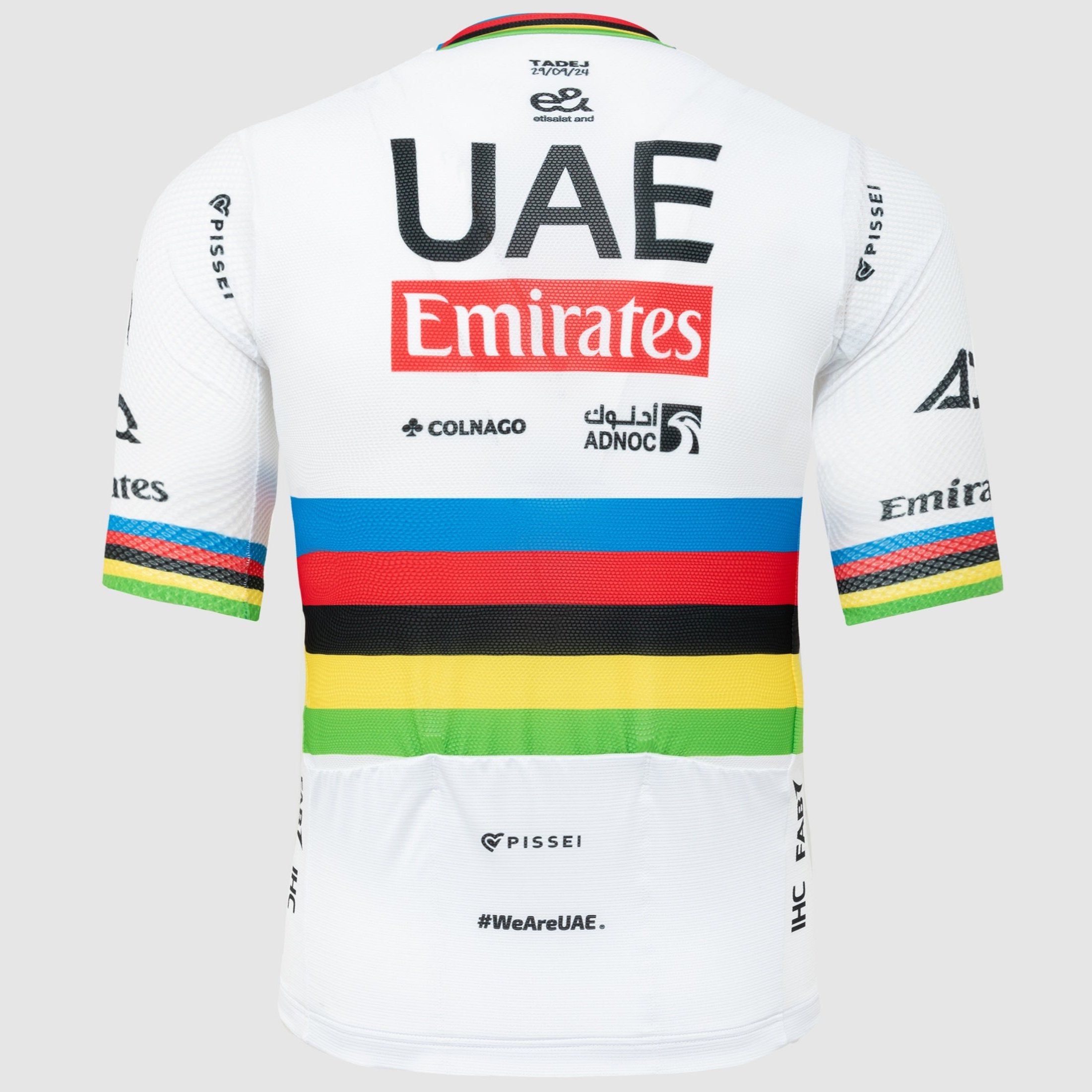 Maillot Pissei Team UAE 2024 Magistrale - Campeón del Mundo