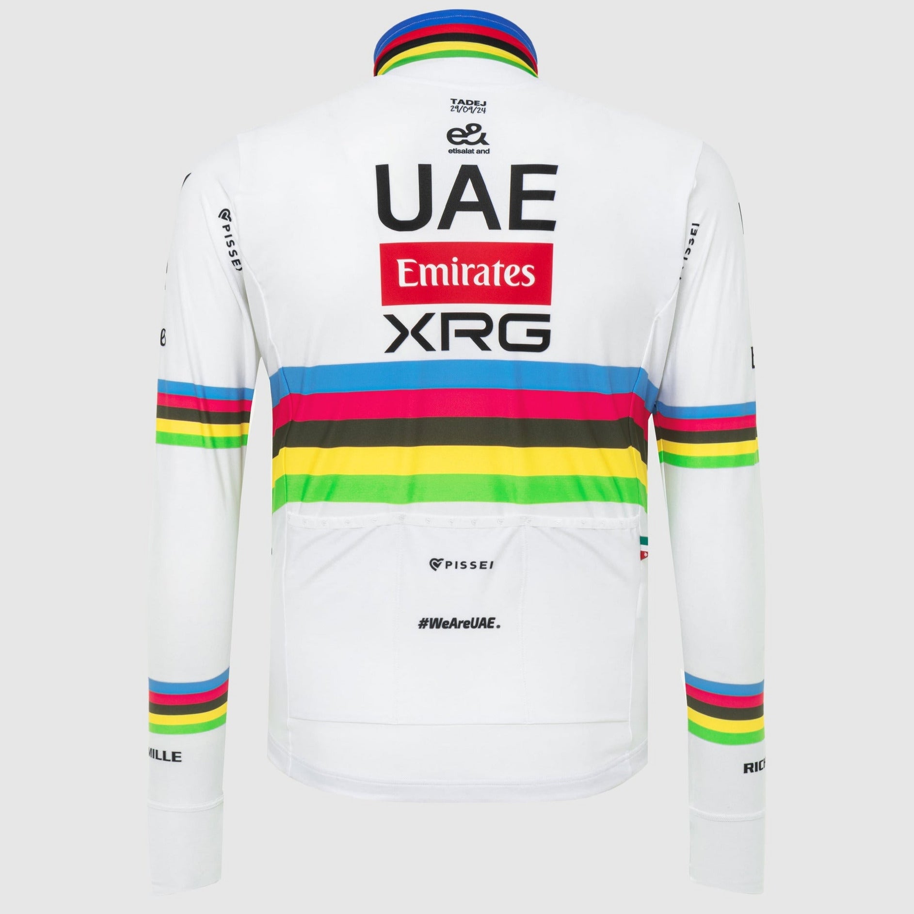 Maglia maniche lunghe Pissei UAE Team Emirates 2025 - Tadej Pogacar