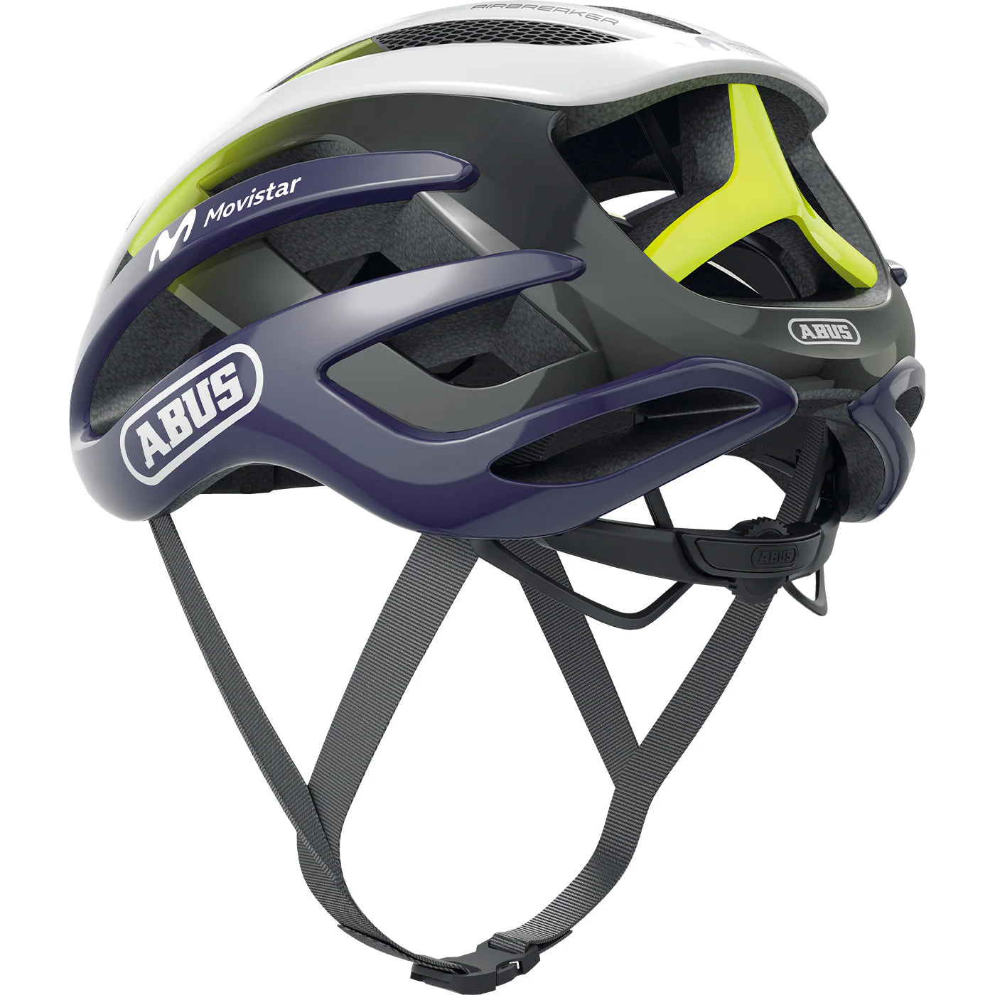 Abus AirBreaker radhelm - Team Movistar 2024