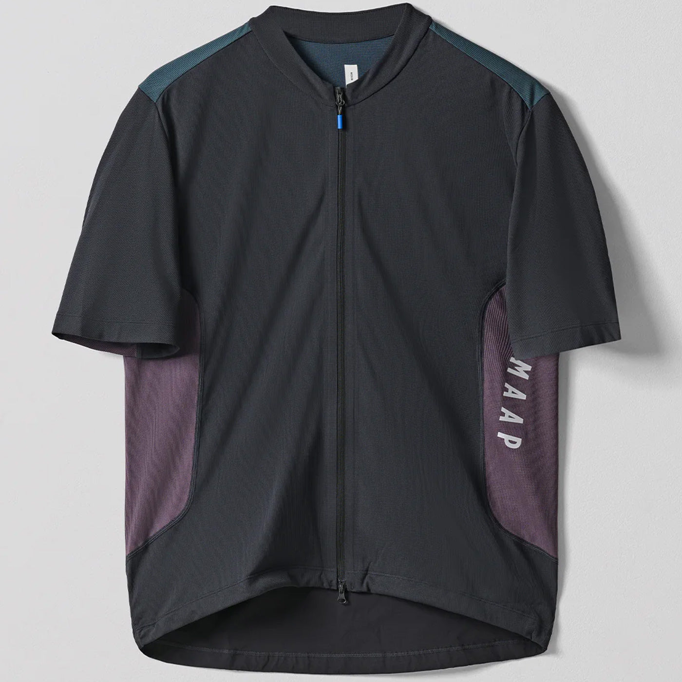 Maillot Maap Alt_Road Zip Tee - Negro