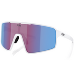 Bliz P001 brille - Matt White Rose-Violet Mirror Blue