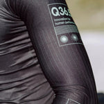 Q36.5 Gregarius Hybrid Aeroflow lang arm trikot - Schwarz