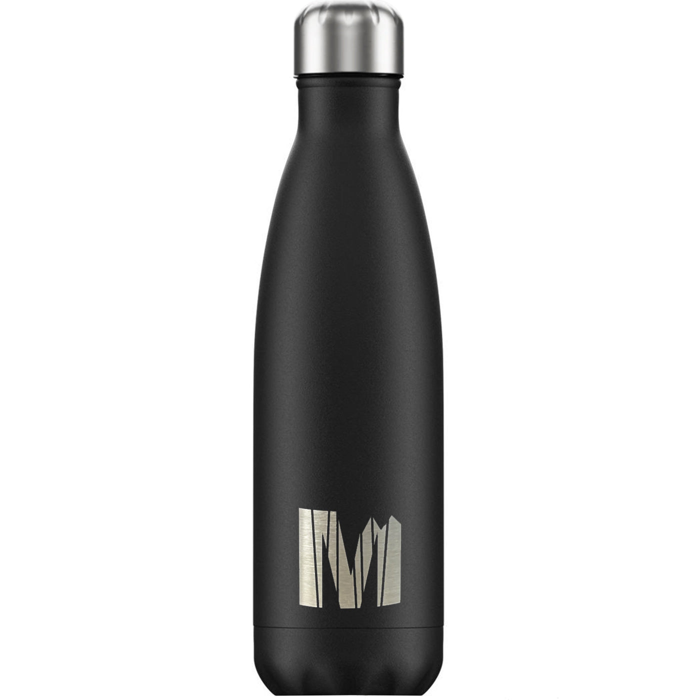 Maratona Dles Dolomites Thermalwasserflasche - Schwarz Silber