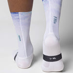 Calcetines Gobik Vortex Blure - Blanco