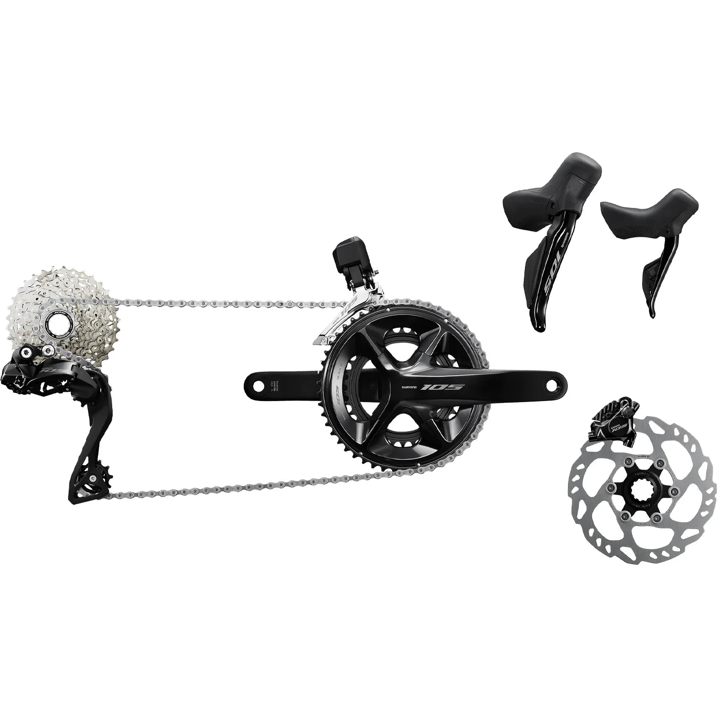 Shimano 105 R7100 Group 12V 11/34T - 52/36 D 