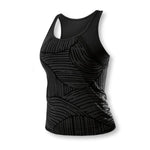 Maglia intima donna senza maniche Biotex Sprint - Nero