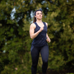 Maglia intima donna senza maniche Biotex Sprint - Nero