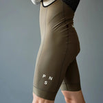 Bib shorts thermal Pas Normal Studios Mechanism Deep Winter - Green