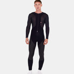 Santini Vega Dry lange tragerhose - Schwarz