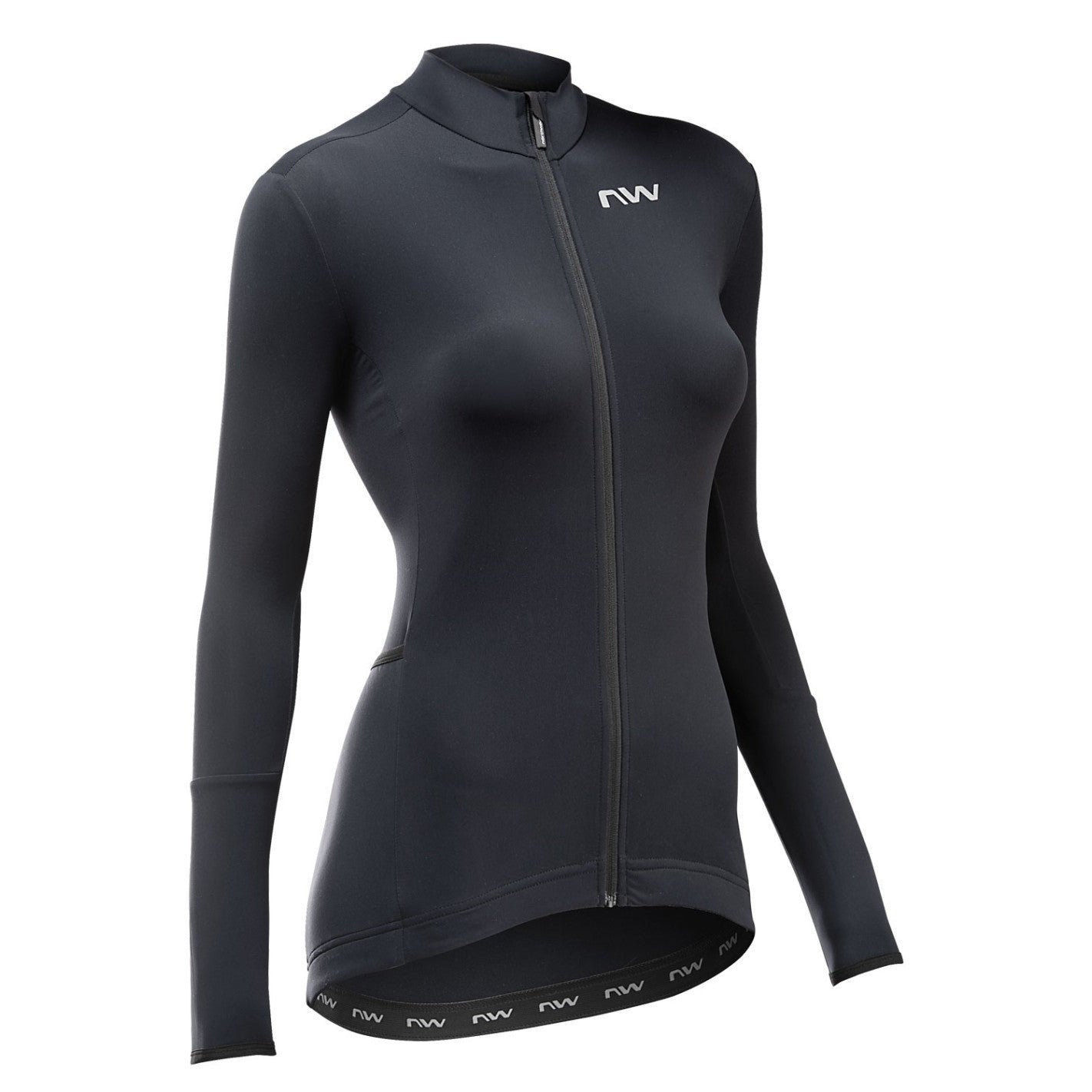 Maillot mangas largas mujer Northwave Fahrenheit - Negro reflex