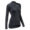 Northwave Fahrenheit woman long sleeves jersey - Black reflex