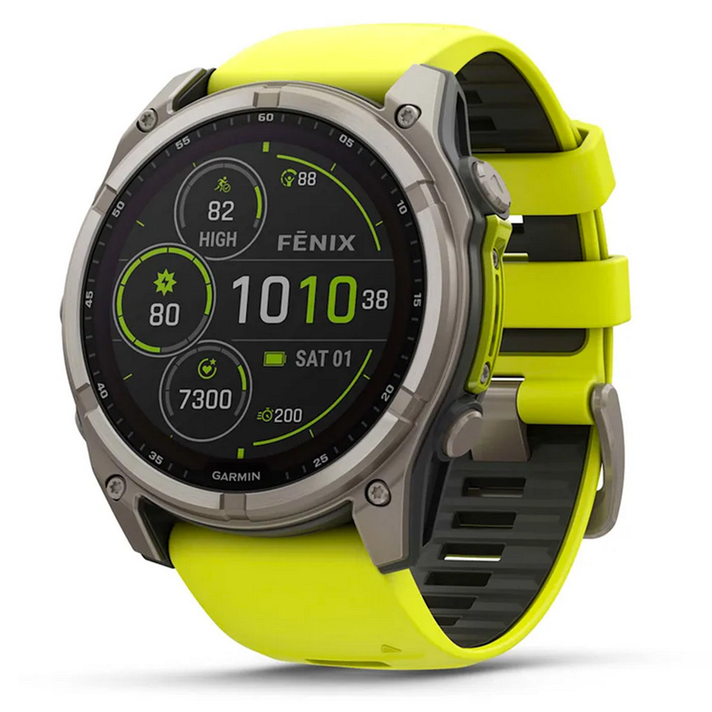 Garmin Fenix 8 Solar Sapphire 51 mm - Yellow