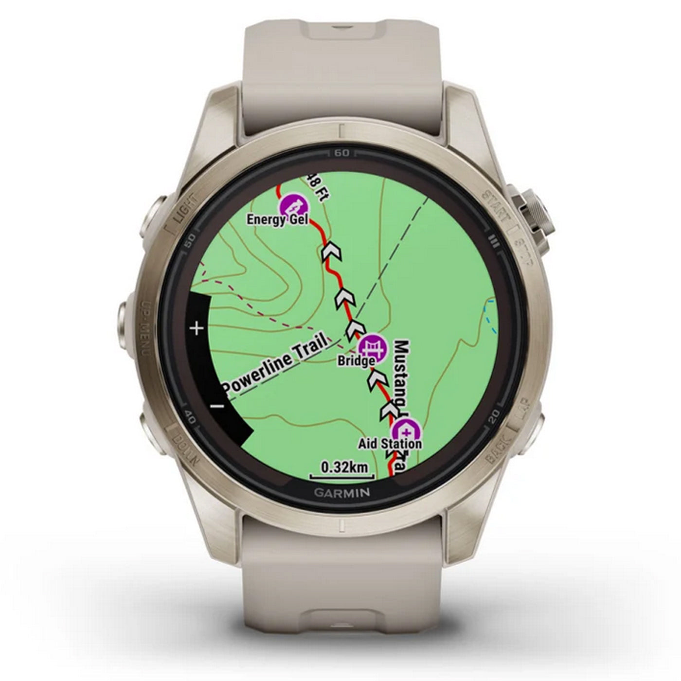 Garmin Fenix 7S Pro Sapphire Solar - Beige