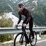 Maglia maniche lunghe Q36.5 Gregarius Hybrid Dolomiti - Marrone