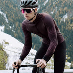 Q36.5 Gregarius Hybrid Dolomiti long sleeves jersey - Brown