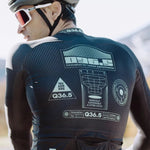 Maglia maniche lunghe Q36.5 Gregarius Hybrid Light Retrofuture - Nero