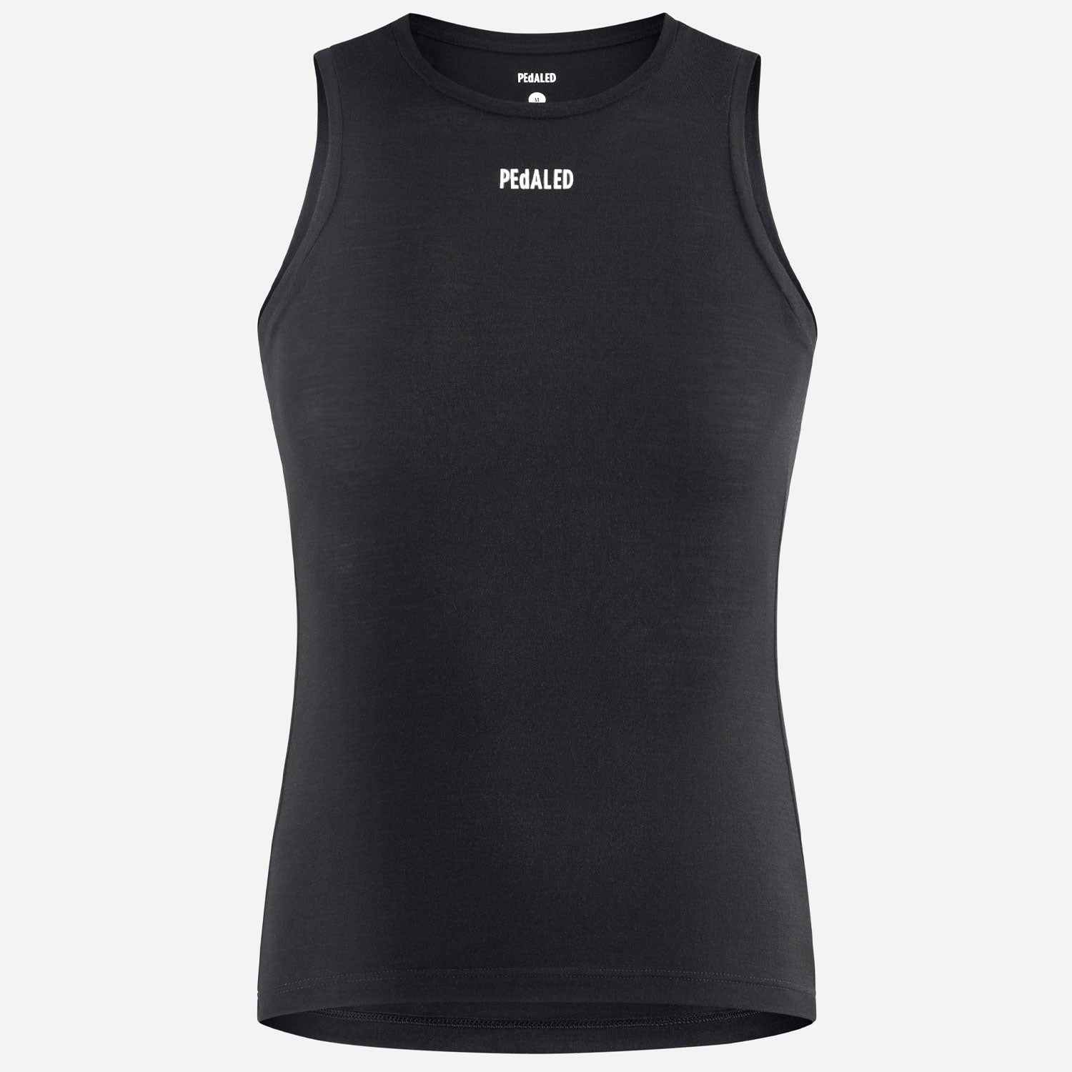 Maglia intima senza maniche Pedaled Element Merino - Nero