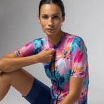 Ale PR-E Jardin frau trikot - Multicolor