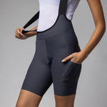 Ale Off Road Gravel Pro women bib shorts - Grey