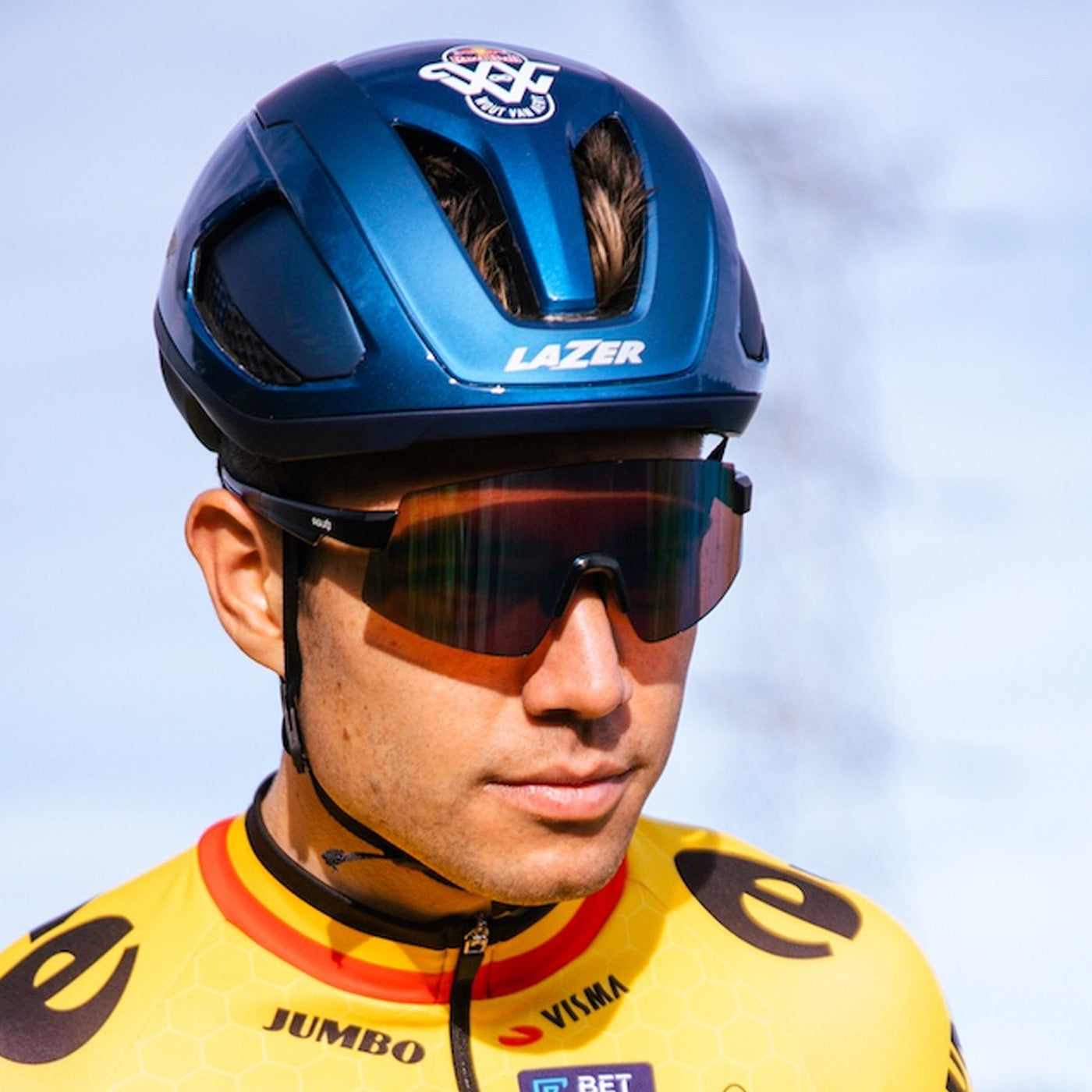 Casco Lazer Vento KinetiCore - Wout Van Aert Red Bull | All4cycling