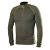 Biotex Thermo+ zip long sleeve base layer - Green