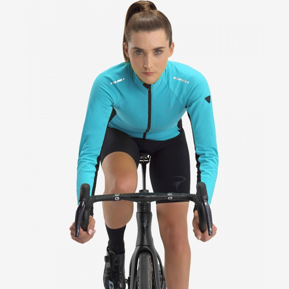 Chaqueta mujer Pinarello Dogma Winter - Azul claro