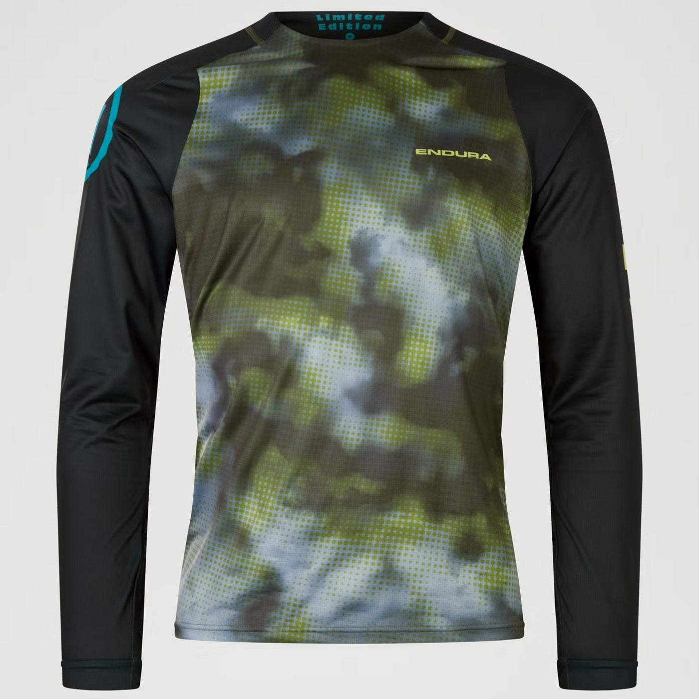 Endura Pixel Cloud LTD Long Sleeve Jersey - Green