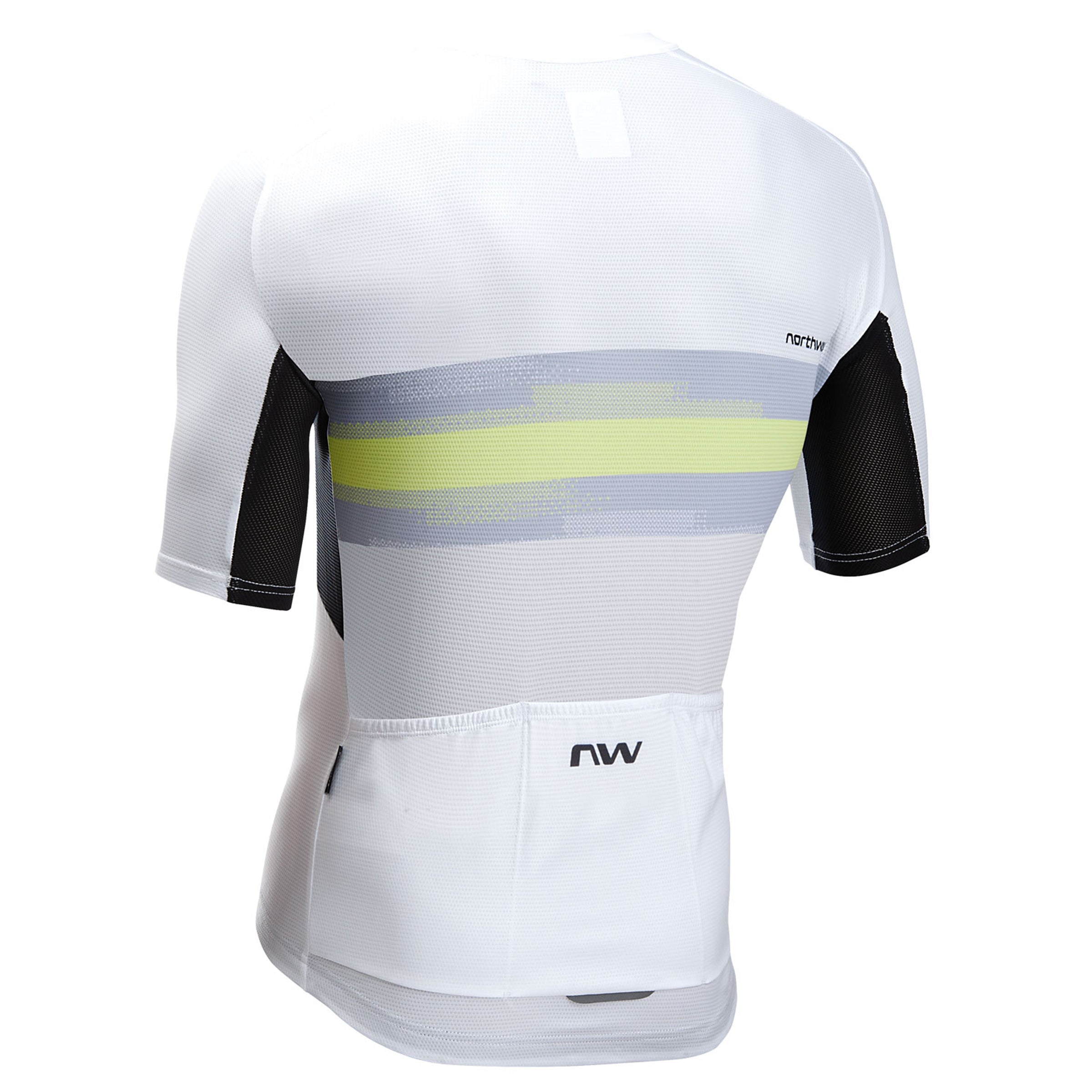 Northwave Force Evo trikot - Weiss gelb