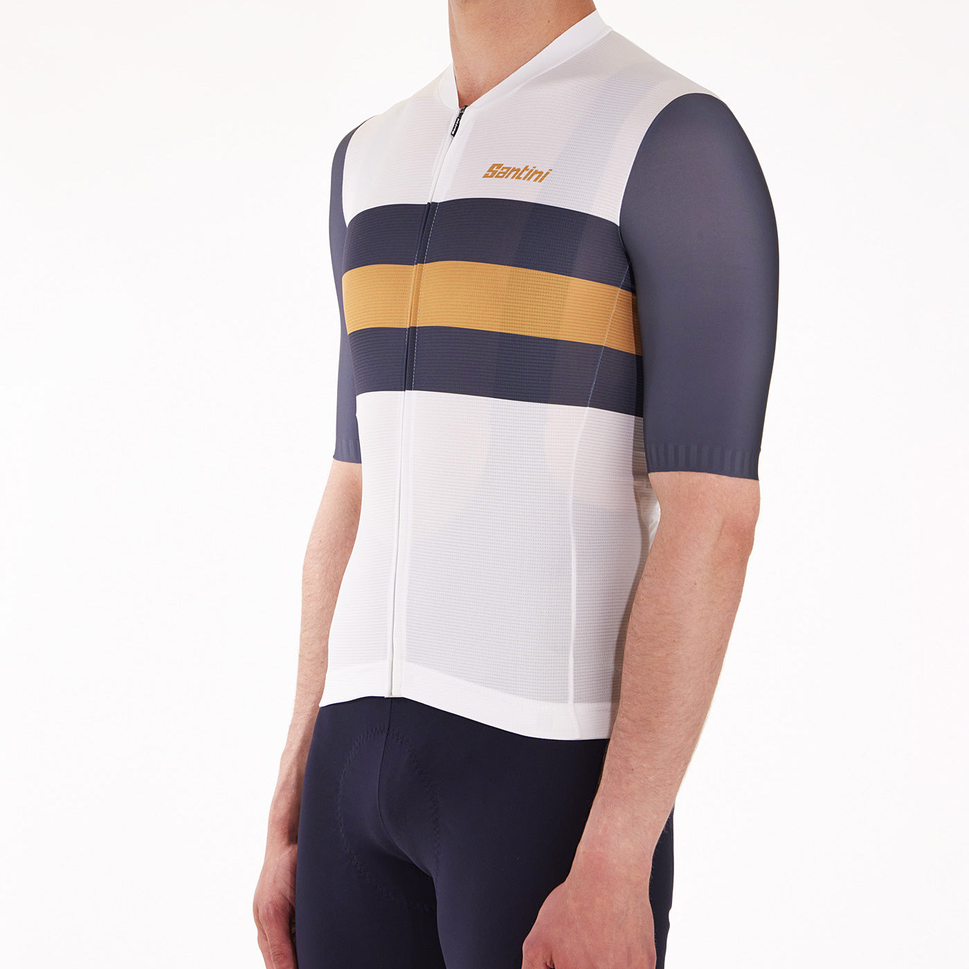 Maglia Santini Sleek Bengal - Bianco