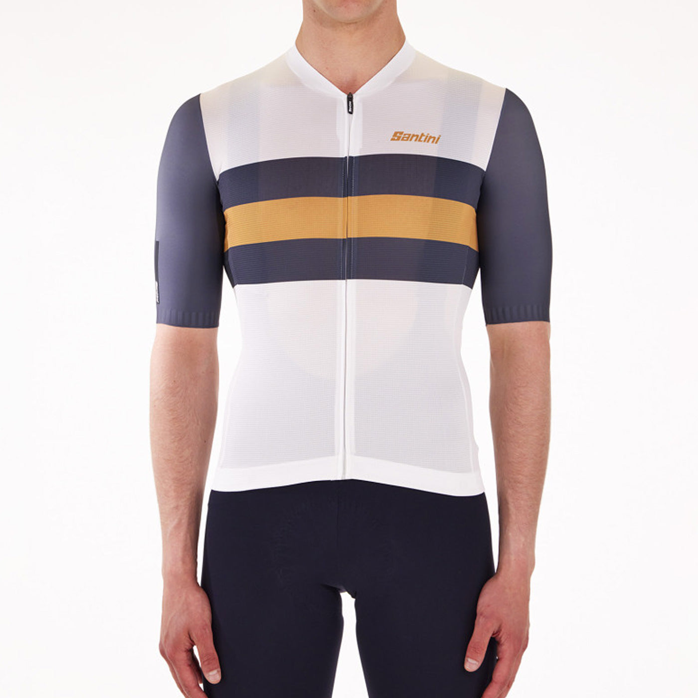 Jersey Santini Sleek Bengal - Blanco