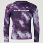 Maillot Endura Pixel Cloud LTD à manches longues - Violet