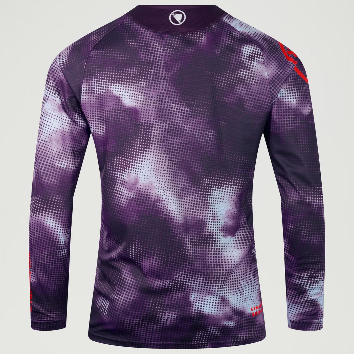 Endura Pixel Cloud LTD Long Sleeve Jersey - Purple