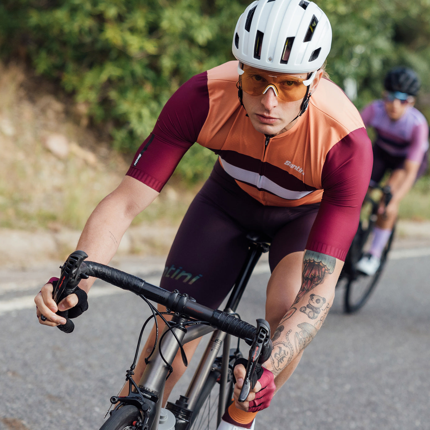 Maglia Santini Sleek Bengal - Arancio