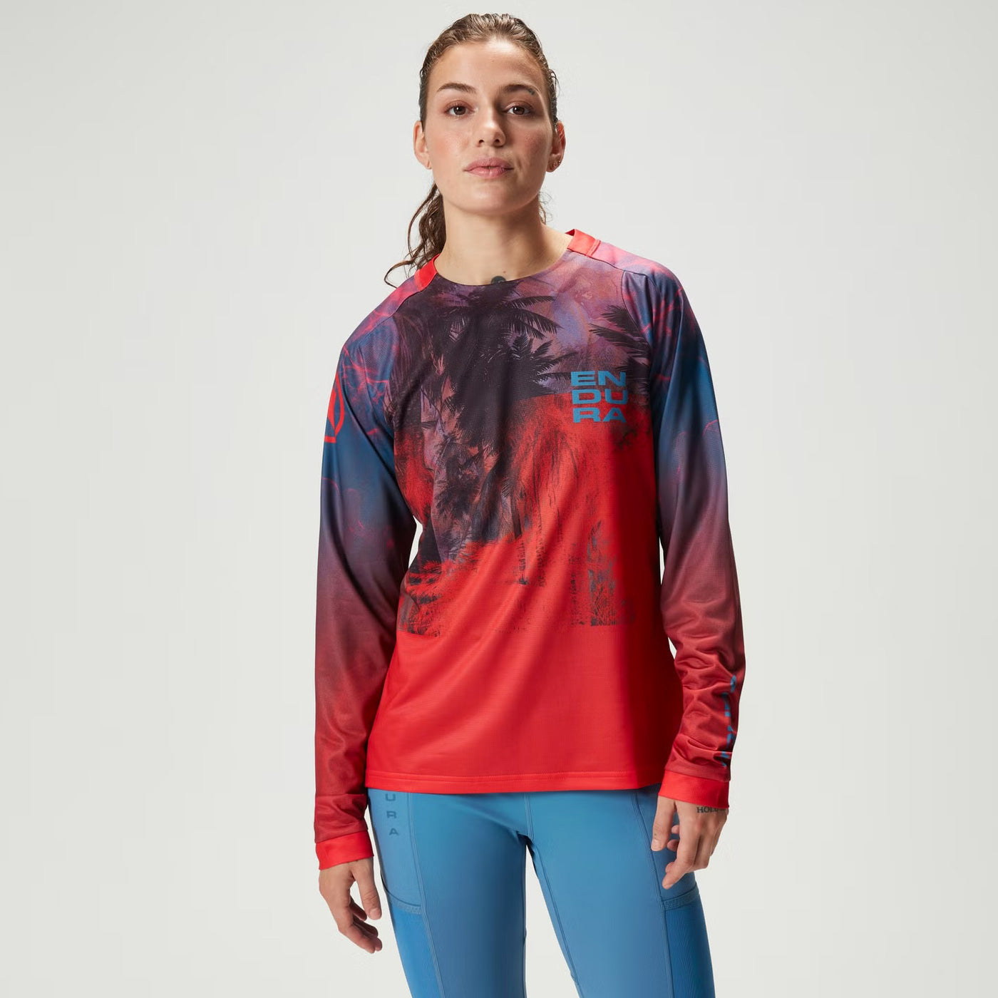 Endura Tropical Tee LTD long sleeve women jersey - Green 